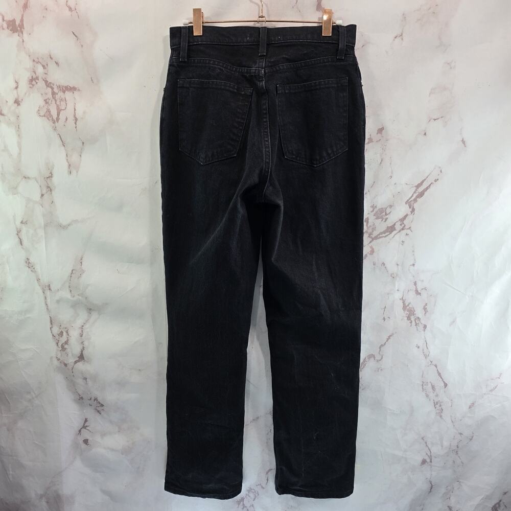 Abercrombie & Fitch Jeans Womens 27 4 Black 90s Straight Ultra High Rise Curve